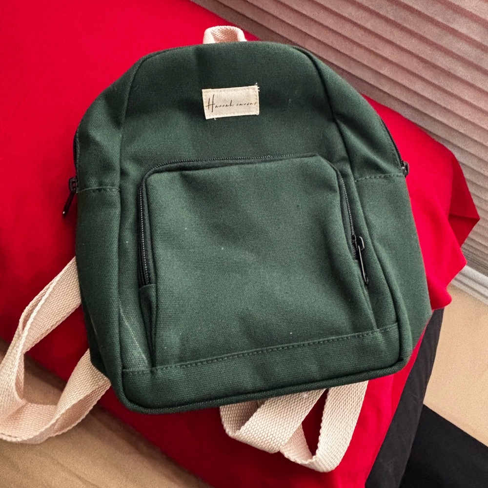 Cute Mini Canvas Backpack - Picture 2 of 6